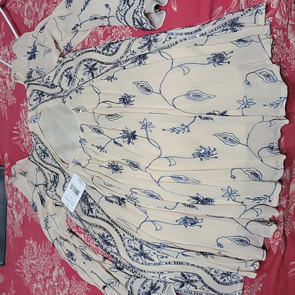 ❗️Free People Beloved Georgette NWT $350 SIZE 10 - Picture 6 of 9
